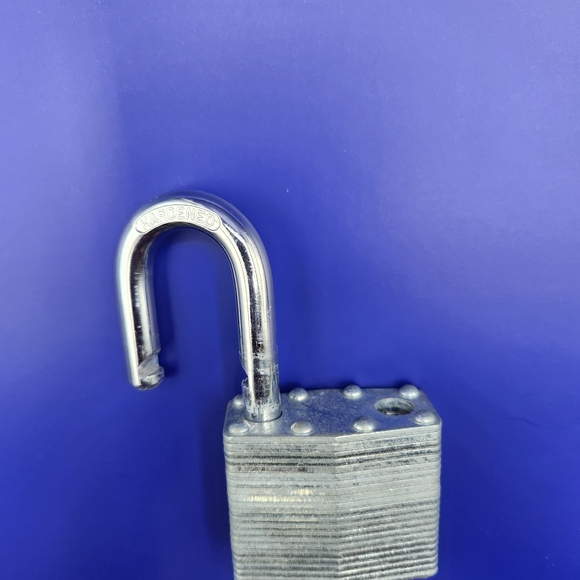 Silver Padlock with Key - Picture 4 of 5